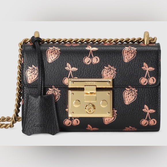 Gucci Bags Gucci Padlock Small Berry Shoulder Bag Poshmark